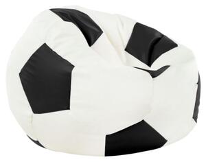 Bestent Sedací vak Fotbalový míč Black/White XL