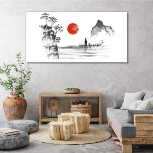Obraz na plátně Obraz na plátně Japonsko tradiční malba