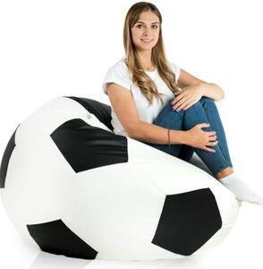 Bestent Sedací vak Fotbalový míč Black/White XL