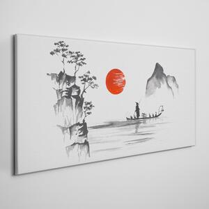 Obraz na plátně Obraz na plátně Japonsko tradiční malba
