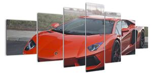 Obraz červeného Lamborghini (210x100cm)