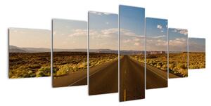 Panorama cesty - obraz (210x100cm)