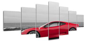 Červené Ferrari - obraz (210x100cm)