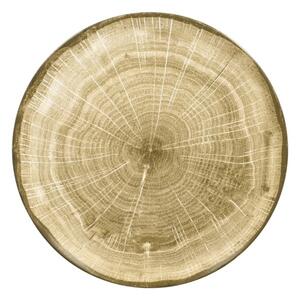 Woodart talíř mělký 29 cm, hnědozelený