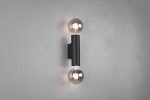 Trio R20182032 nástěnné svítidlo Vannes 2x40W | E27 - horní a spodní osvětlení, matná černá
