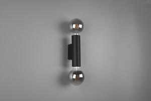 Trio R20182032 nástěnné svítidlo Vannes 2x40W | E27 - horní a spodní osvětlení, matná černá