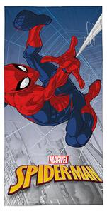 Detexpol Plážový ručník/osuška 70x140 cm Spiderman modrý