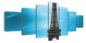 Abstraktní obraz Eiffelovy věže (210x100cm)