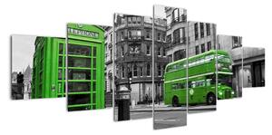 Abstraktní obraz - Londýn (210x100cm)