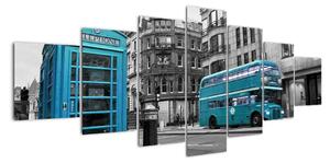 Abstraktní obraz - Londýn (210x100cm)