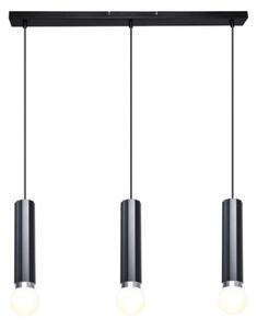 ITALUX PND-33849-3-BK - Lustr na lanku MACERA 3xE27/40W/230V černá