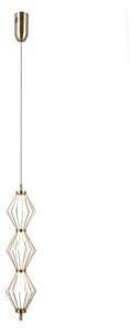 ITALUX PND-34403-3V-HBR - LED Lustr na lanku SEVILLA LED/15W/230V 3000K zlatá