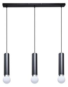 ITALUX PND-33849-3-BK - Lustr na lanku MACERA 3xE27/40W/230V černá