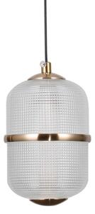 ITALUX PND-34375-1-BK - LED Lustr na lanku ALANI LED/6W/230V 3000K černá/zlatá