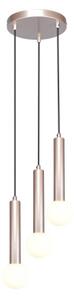 ITALUX PND-33574-3-CF - Lustr na lanku FILANO 3xG9/5W/230V rose gold