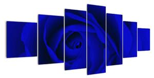 Detail modré růže - obraz (210x100cm)
