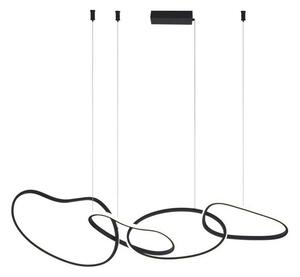 ITALUX PND-22412-S4-BK - LED Lustr na lanku FONTE LED/60W/230V černá