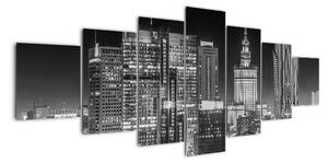 Noční New York, obrazy (210x100cm)