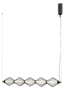 ITALUX PND-34403-5-BK - LED Lustr na lanku SEVILLA LED/25W/230V 3000K černá