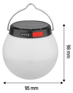 LED Stmívatelná přenosná solární nabíjecí lampa LUMINA ORB LED/5V 800 mAh