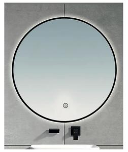 Brilagi - LED Koup. zrcadlo VENA BLACK LED/19W/230V 60 cm IP44 CRI 90 stmív.+CCT