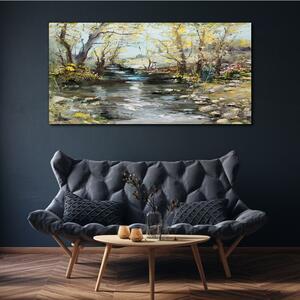 Obraz na plátně Obraz na plátně Abstrakce strom řeky