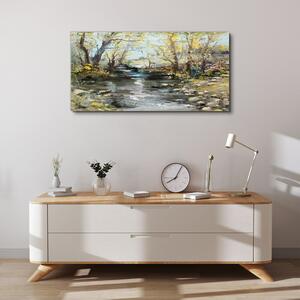 Obraz na plátně Obraz na plátně Abstrakce strom řeky