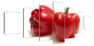 Paprika červená, obraz (210x100cm)