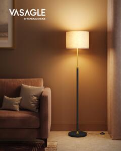 VASAGLE Stojací lampa s nastavitelnou výškou 140-170 cm zlatá černá