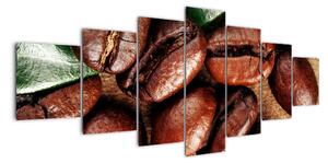 Kávová zrna, obrazy (210x100cm)