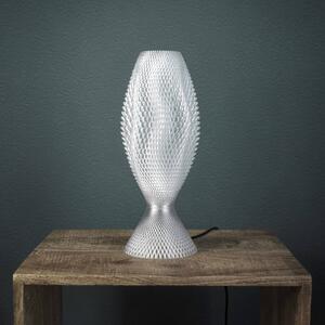 Stolní lampa Koral z biomateriálu, křišťálově čirá 33 cm