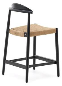 Barová židle glynis 62 cm černá