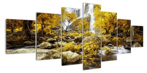 Obraz podzimní krajiny na zeď (210x100cm)