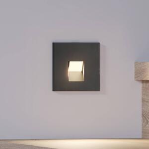 Arcchio LED vestavné svítidlo Vexi, 7,5 cm x cm, černá,, stmívatelný, Černá, Obývací pokoj / jídelna, Hliník, Moderní, Zapuštěné hranaté