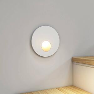 Arcchio LED vestavné svítidlo Vexi, Ø 7,5 cm, bílé, hliník,, stmívatelný, Bílá / opál, Obývací pokoj / jídelna, Hliník, Moderní, Zapuštěné kulaté