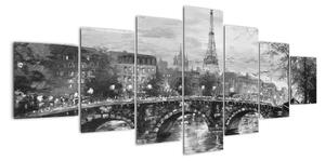 Obraz Paříže na stěnu (210x100cm)