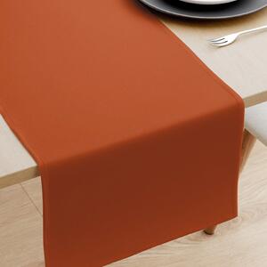 Goldea běhoun na stůl 100% bavlněné plátno - cihlový 35x140 cm