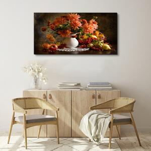 Obraz na plátně Obraz na plátně Malování květiny ovoce