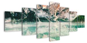 Panorama jezera - obraz (210x100cm)