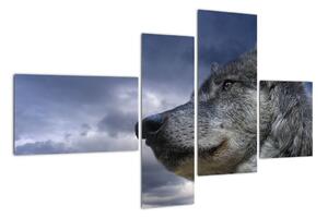 Obraz vlka (110x70cm)