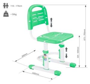 Rostoucí židle SST3LS | zelená