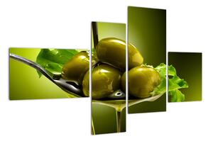 Obrazy do kuchyně - olivy (110x70cm)