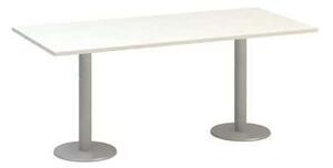 Alfa Office Konferenční stůl Alfa 400, 180 x 80 x 74,2 cm, rovné provedení, dezén bílá, RAL9022