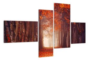 Podzimní les - obraz (110x70cm)