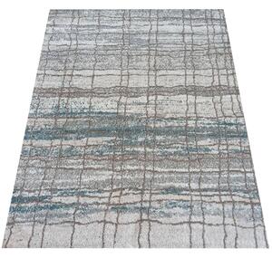 Makro Abra Kusový koberec moderní ROXANNE 06 šedý béžový modrý Rozměr: 120x170 cm