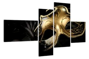 Karnevalová maska - moderní obraz (110x70cm)