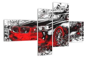 Obraz automobilu - moderní obraz (110x70cm)