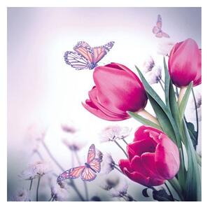 Ubrousky Motýli a tulipány 3400045
