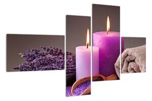 Obraz - Relax, svíčky (110x70cm)