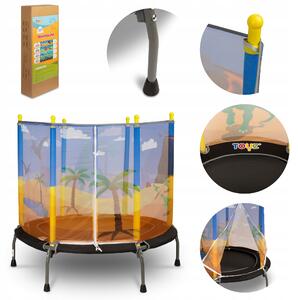 BEZPEČNÁ ZAHRADNÍ TRAMPOLÍNA PRO DĚTI I DO INTERIÉRU TOYZ